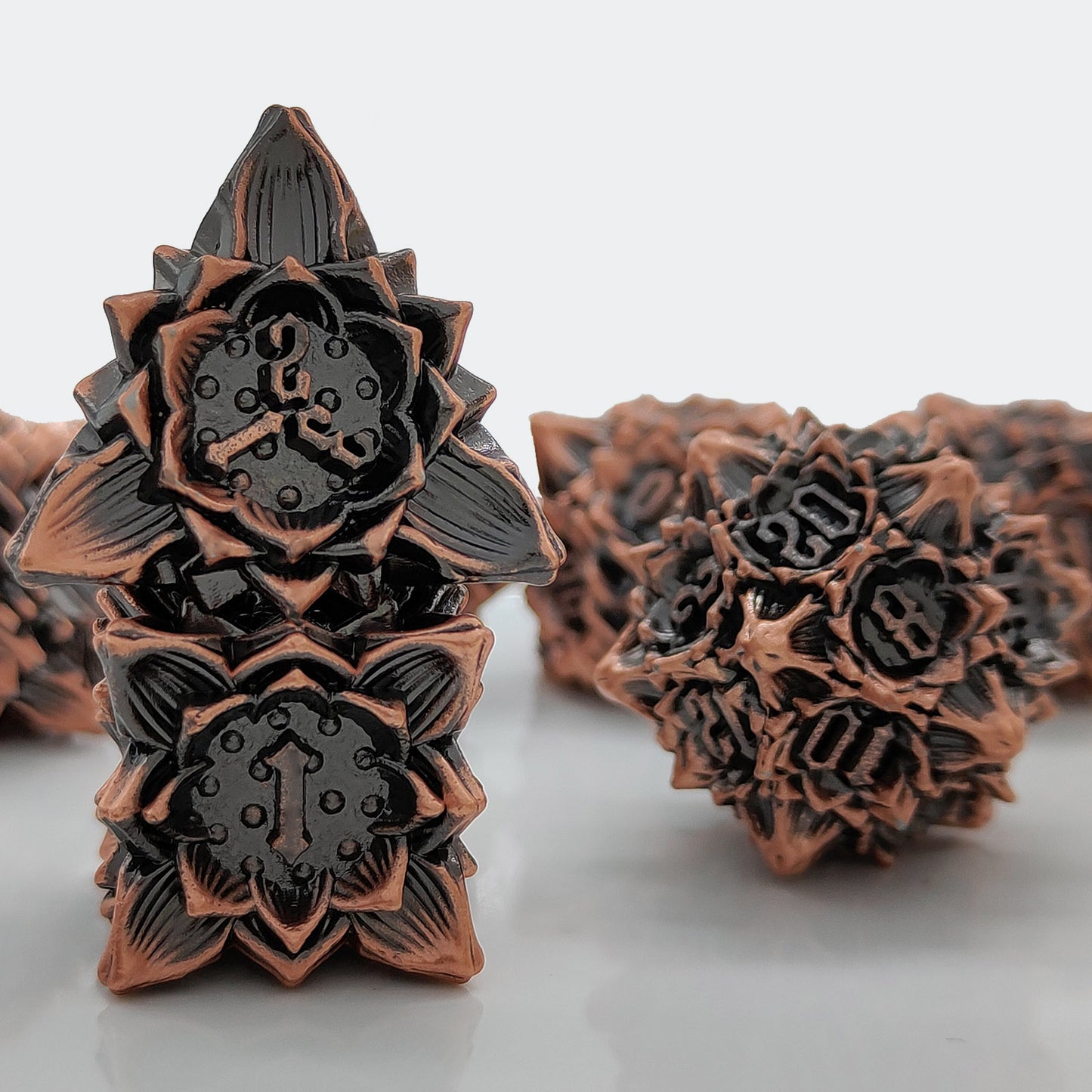 Bronze Bloom Dice Set