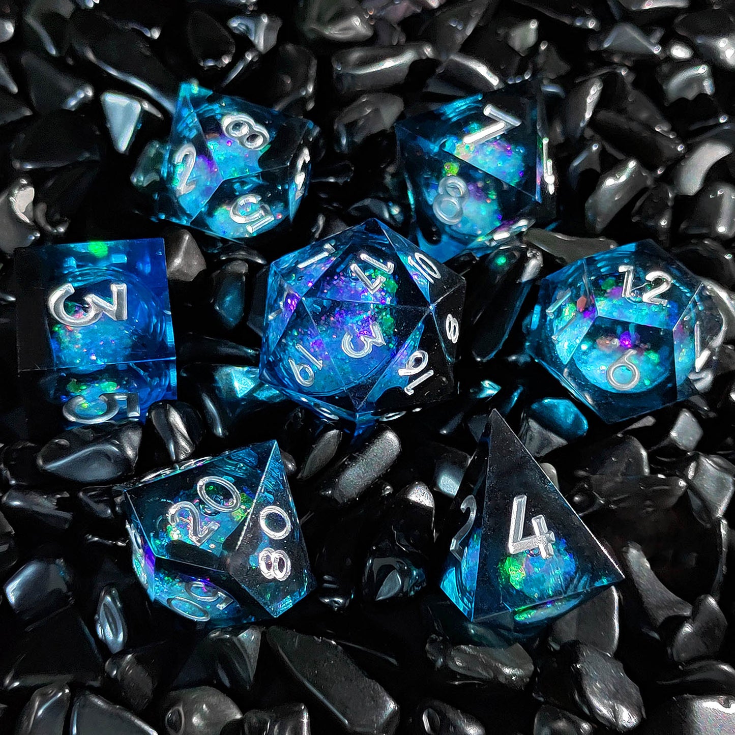 Ocean Tides Dice Set
