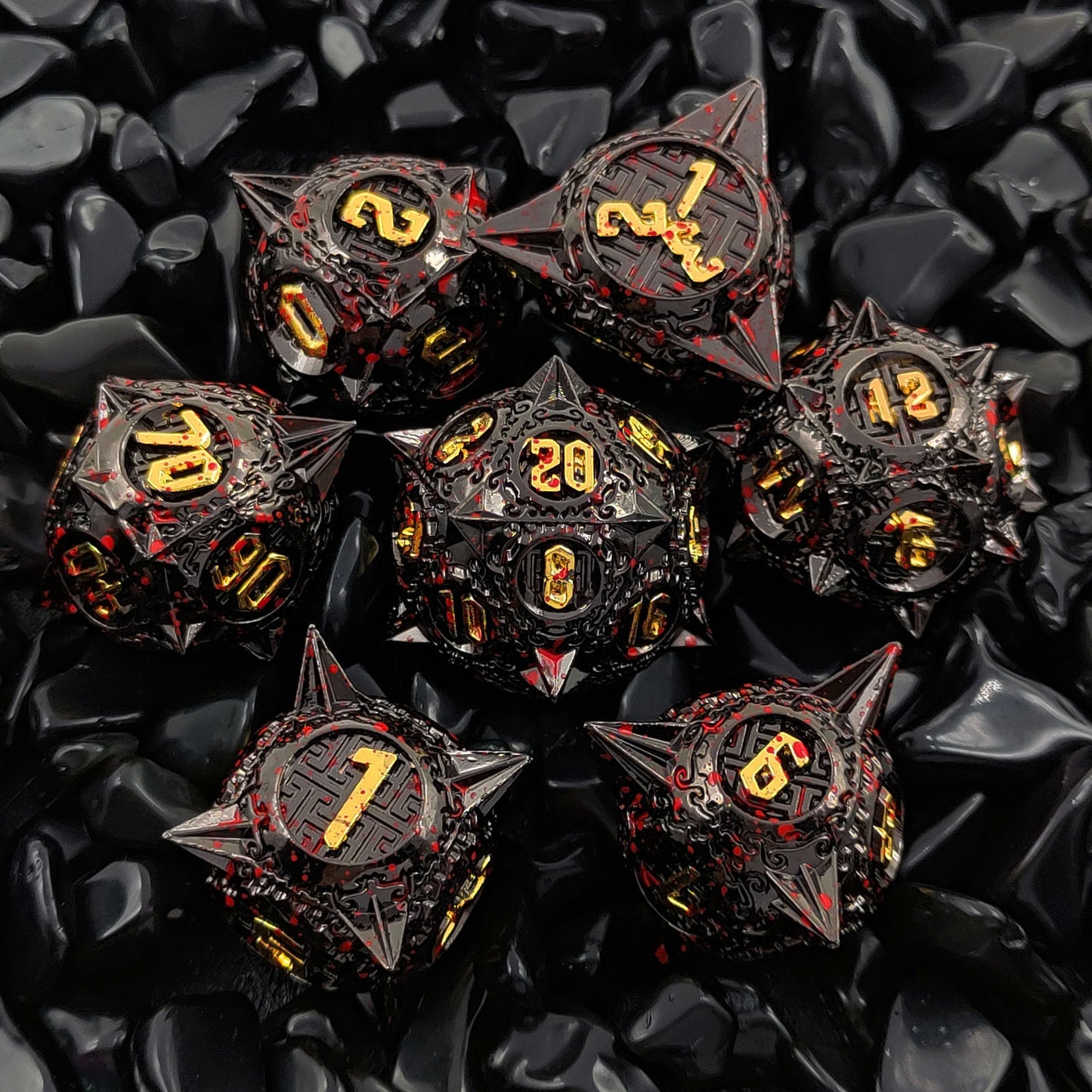 Infernal Relic Metal Dice Set
