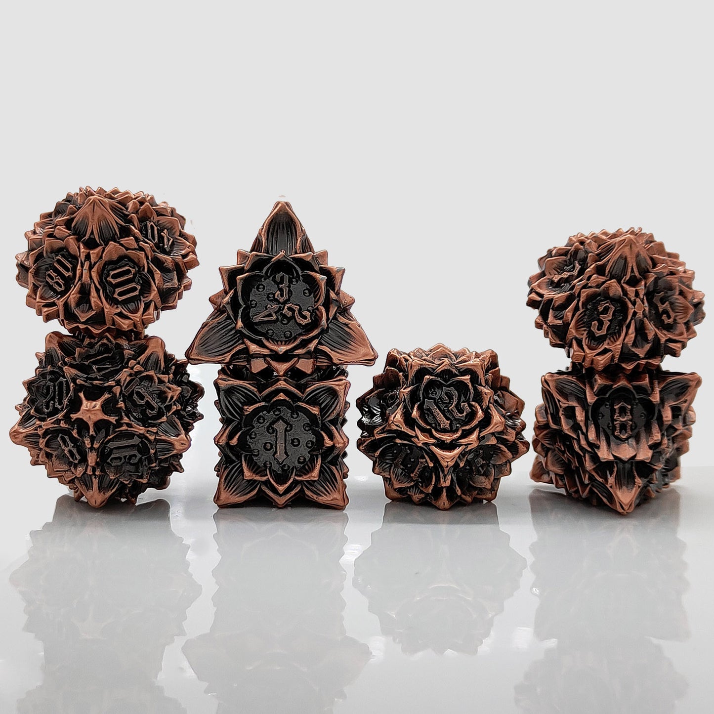 Bronze Bloom Dice Set