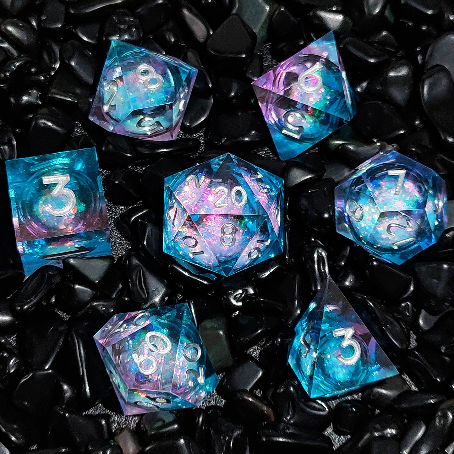 Skyglow Dice Set