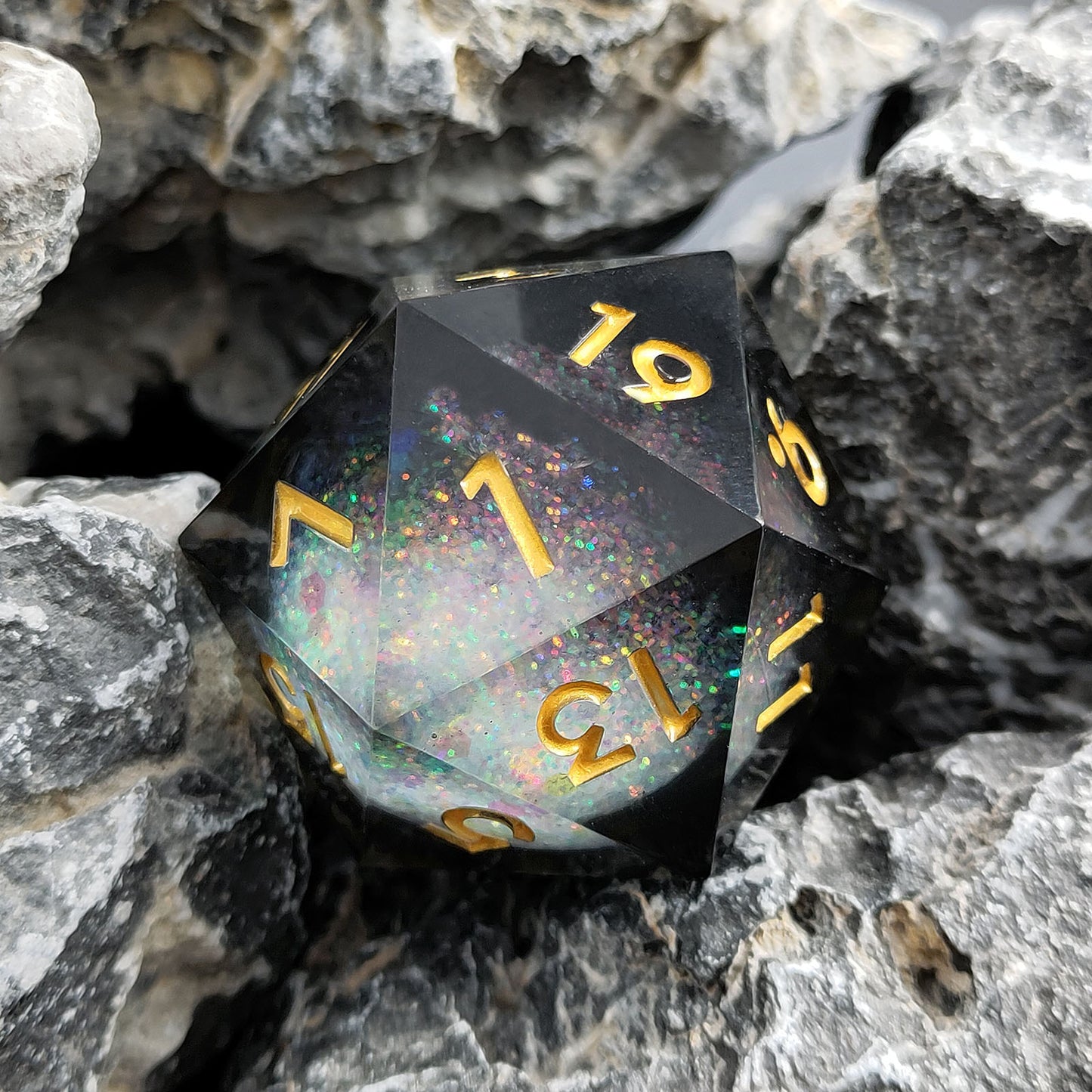 Space Gem D20 Dice