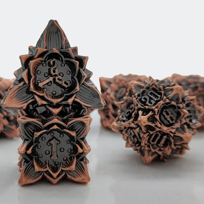 Bronze Bloom Dice Set