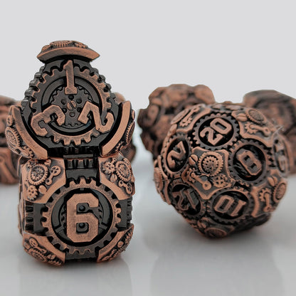 Steampunk Gear Dice Set