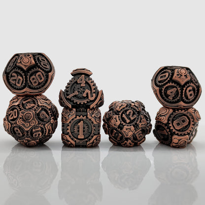 Steampunk Gear Dice Set