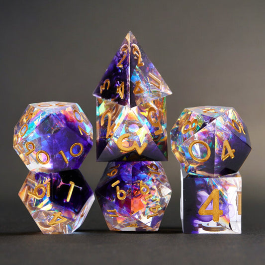 Luminous Galaxy Dice Set
