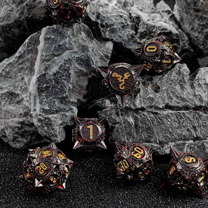 Infernal Relic Metal Dice Set