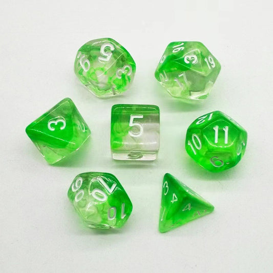 Green Slime Dice Set