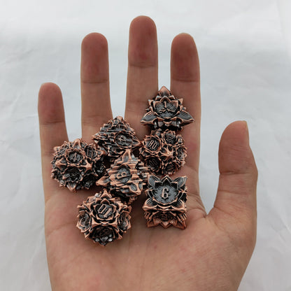 Bronze Bloom Dice Set