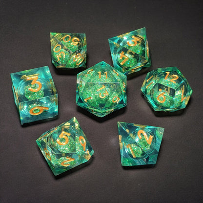 Forest Jewel Dice Set