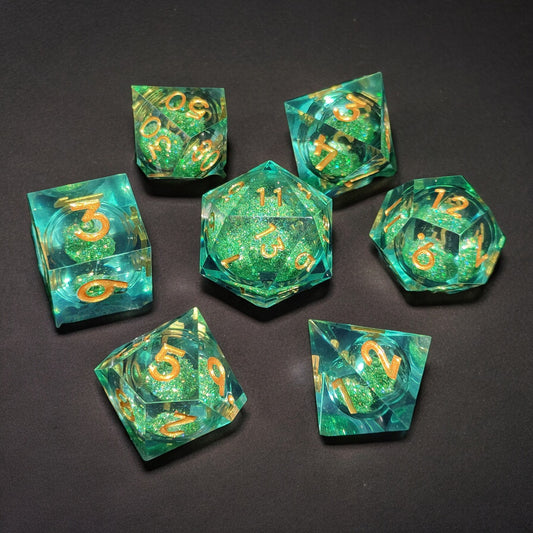 Forest Jewel Dice Set