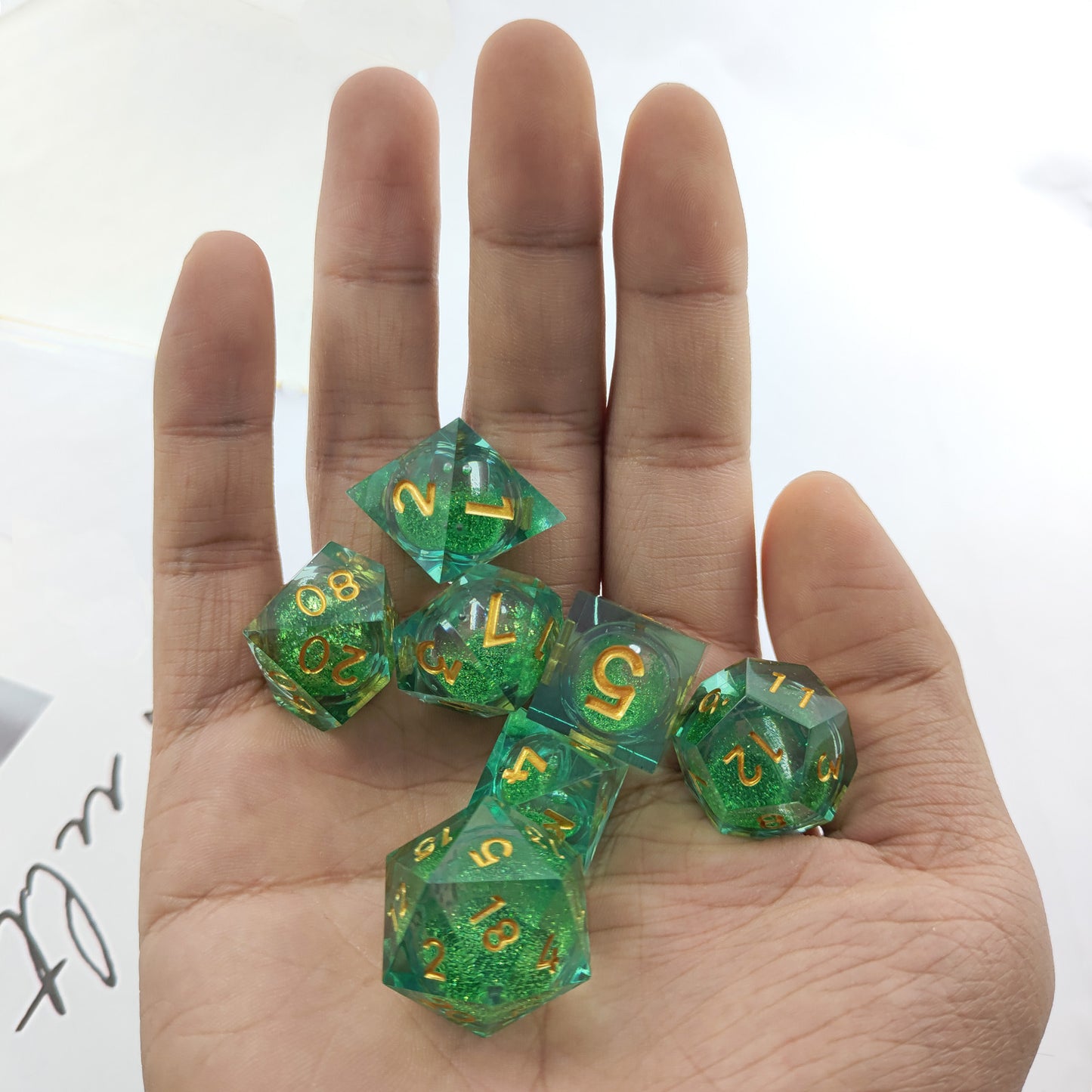 Forest Jewel Dice Set