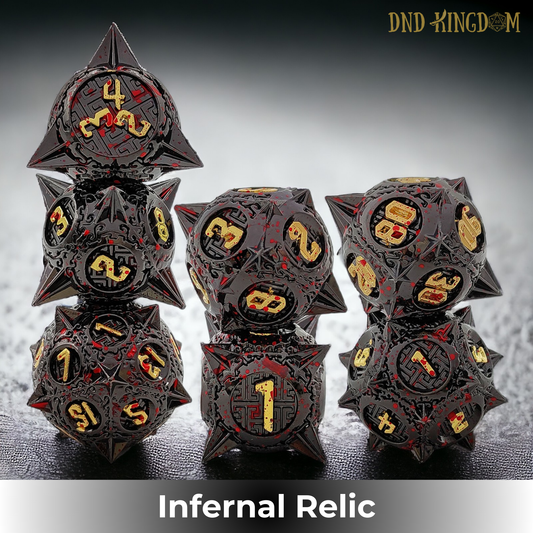 Infernal Relic Metal Dice Set